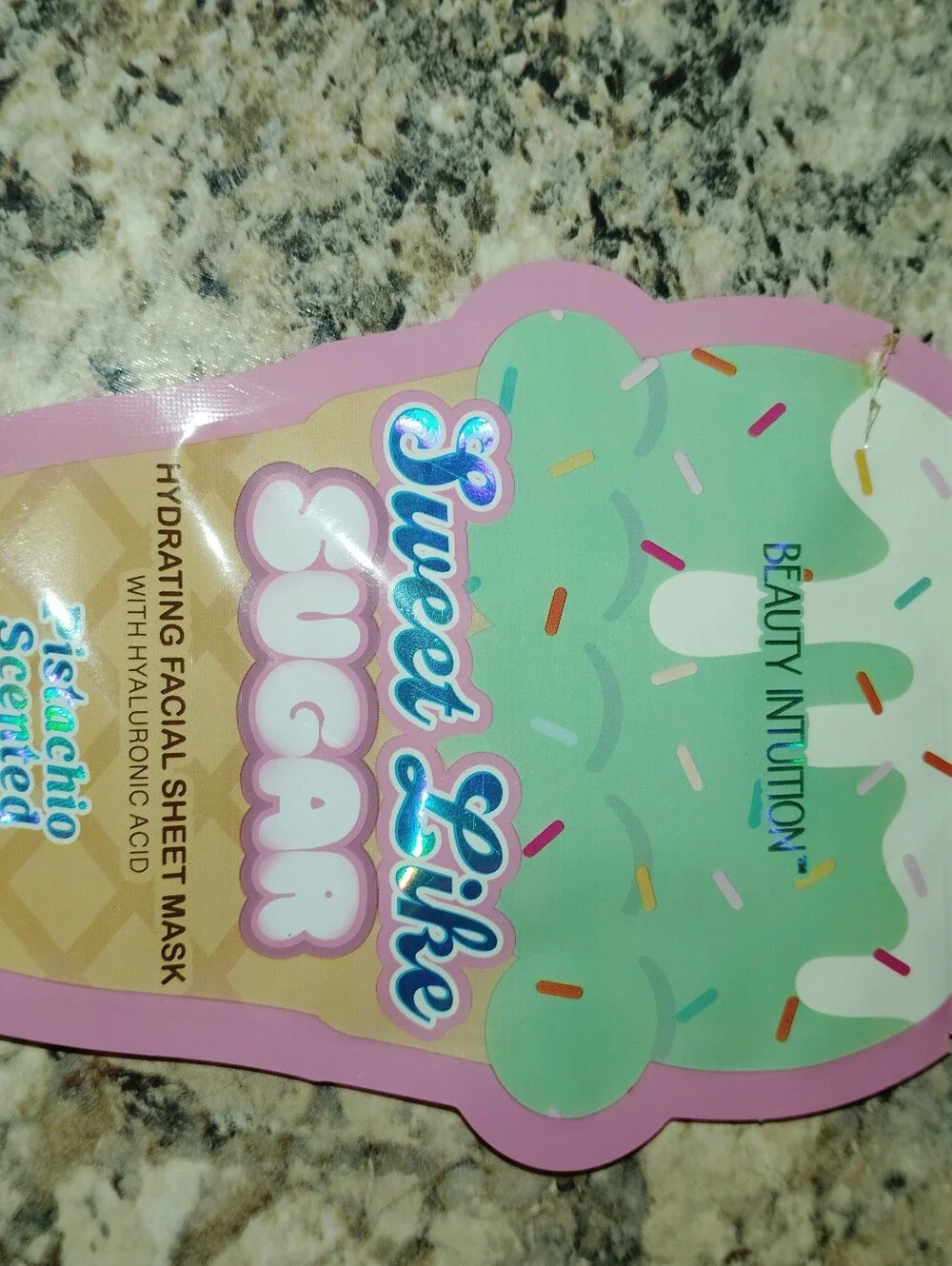 Sweet Like Sugar Pistachio Hydrating Facial Sheet Mask — Pink.New